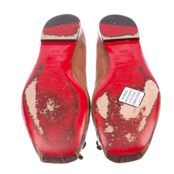 Christian Louboutin Lizard Flats - Picture 5 of 5